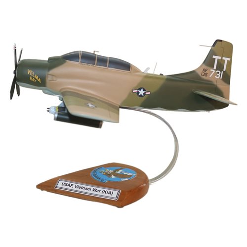 Design Your Own A-1E Skyraider Custom Aircraft Model - View 2