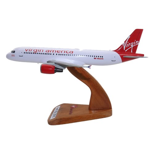 Virgin America A320-200 Custom Aircraft Model - View 2