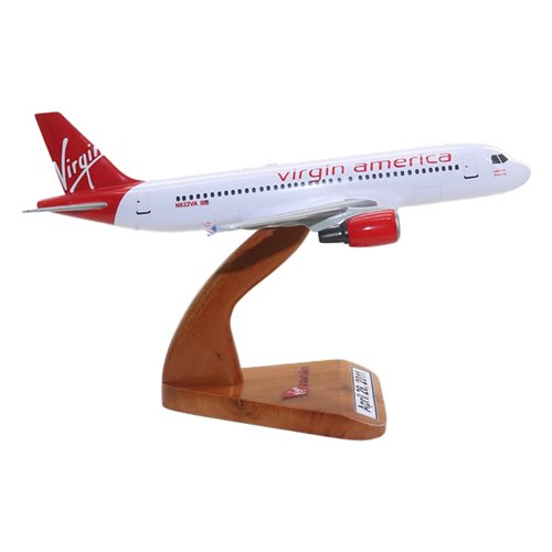 Virgin America A320-200 Custom Aircraft Model - View 4