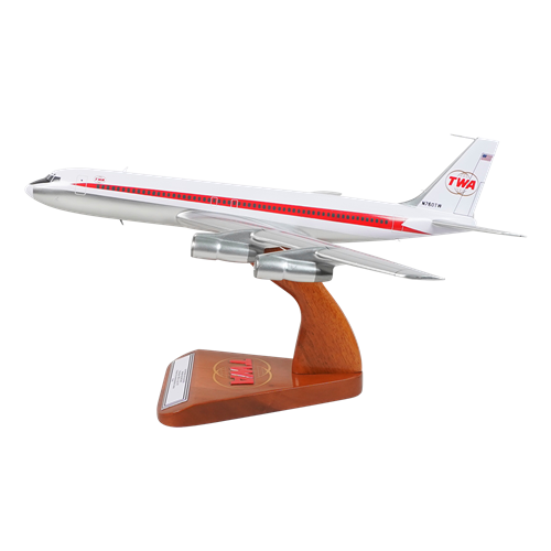 Trans World Airlines B707-331B Custom Aircraft Model - View 2