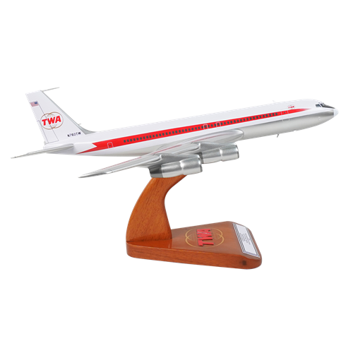 Trans World Airlines B707-331B Custom Aircraft Model - View 4