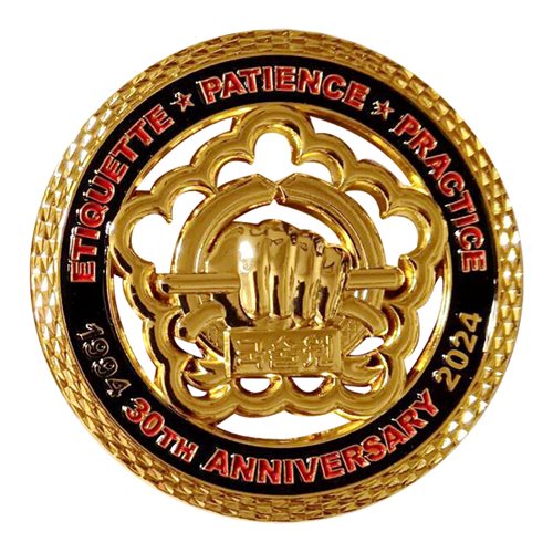 Gold County Kuk Sool Won Challenge Coin - View 2