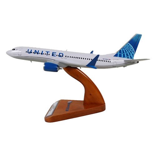 United Airlines B737 Max-8 Custom Aircraft Model - View 2