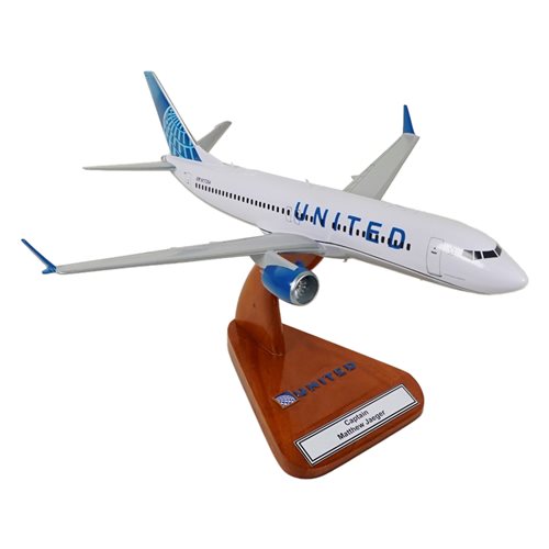 United Airlines B737 Max-8 Custom Aircraft Model - View 5