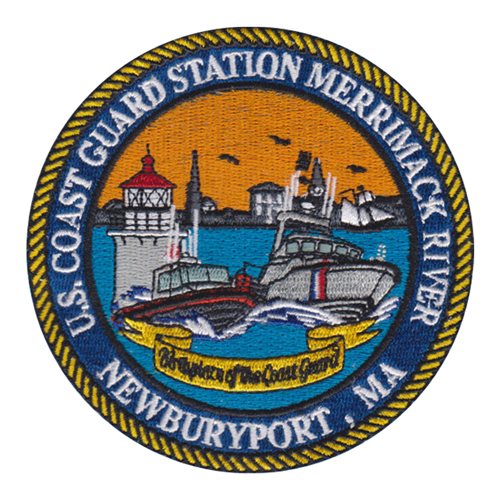 USCG Station Merrimack River Patch United States Coast Guard Patches