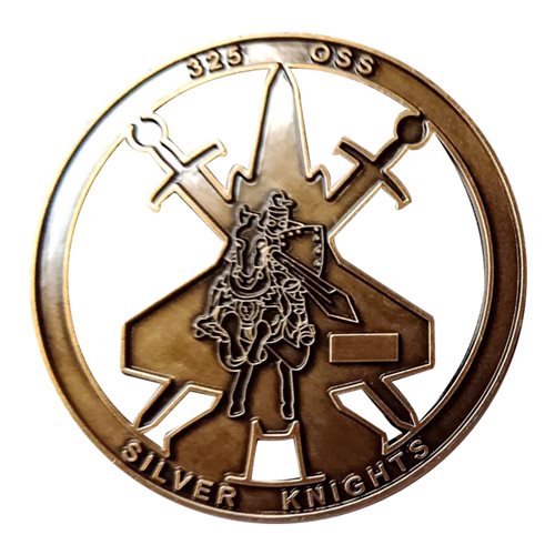 325 OSS F-35 Gold Knights Challenge Coin - View 2