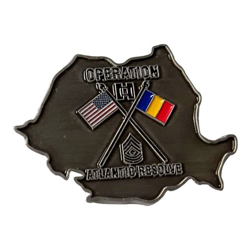 A Co 317 BEB 3-10 MTN DIV Command Challenge Coin - View 2