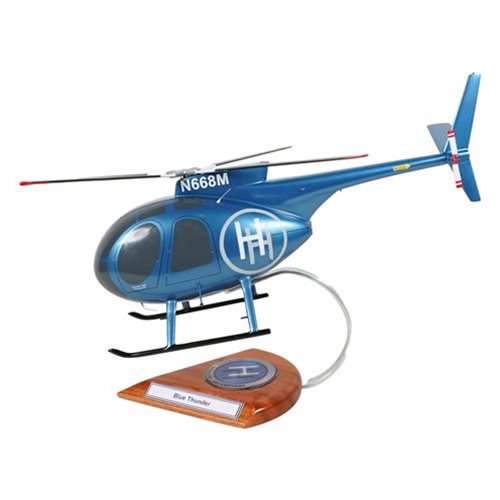 Hughes 500 Custom Helicopter Model - View 3