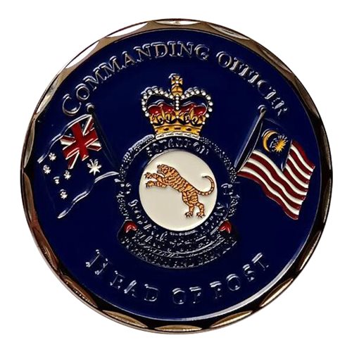 19 SQN RAAF Commanding Officer Silver Challenge Coin - View 2