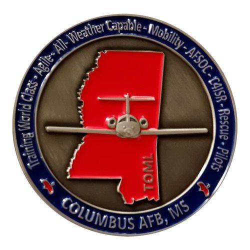 48 FTS Presented by the Commander Challenge Coin - View 2