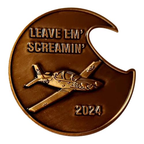 89 FTS Screamin Bottle Opener Challenge Coin - View 2