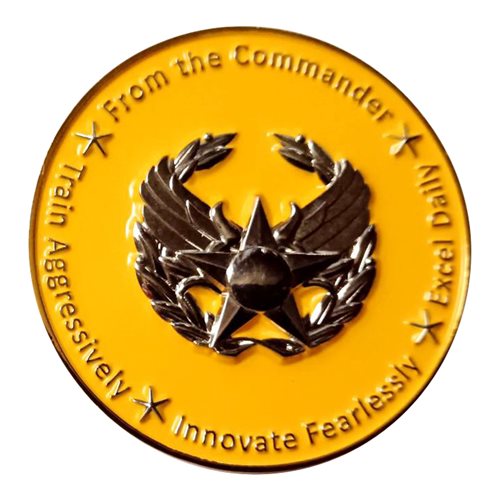 526 IS Innovate Fearlessly Commander Challenge Coin - View 2