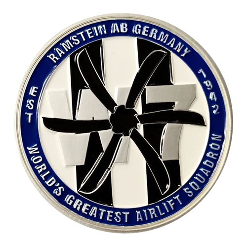 37 AS World's Greatest Airlift Sq Challenge Coin - View 2