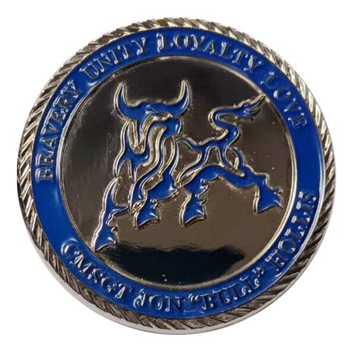 27 SOW Command Chief Challenge Coin - View 2