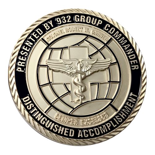 932 MDG Commander Challenge Coin - View 2