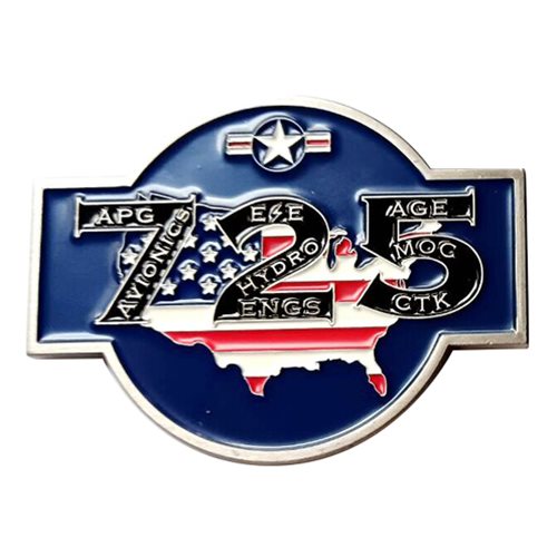 725 AMS Quality Assurance Bottle Opener Challenge Coin - View 2