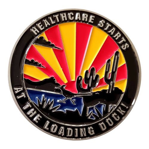 355 HCOS Medical Logistics Challenge Coin  - View 2