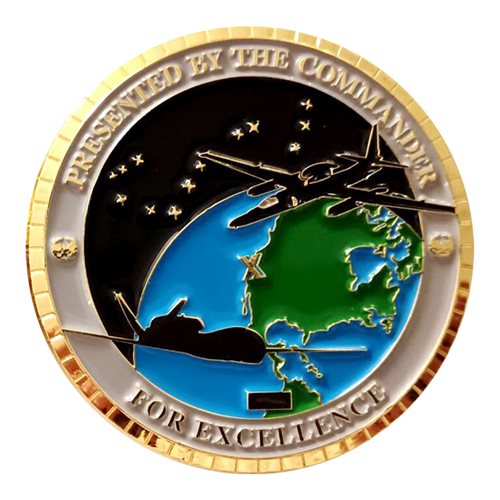 410 TES Commander Challenge Coin - View 2