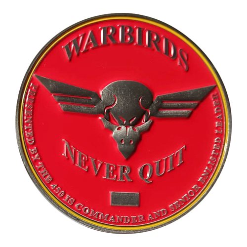 450 IS Warbirds Command Challenge Coin - View 2