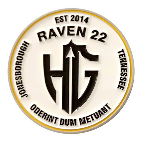 Raven 22 HG Security Solutions Challenge Coin