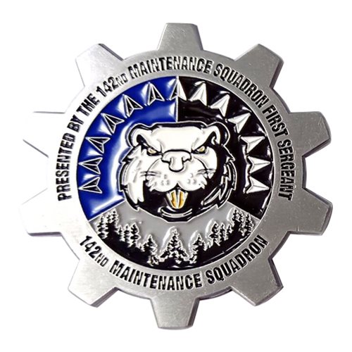 142 MXS Diamond Sharp Maintainer Challenge Coin