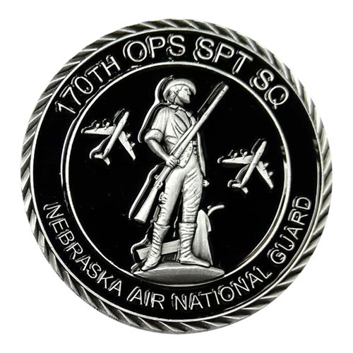 170 OSS Nebraska ANG Challenge Coin - View 2