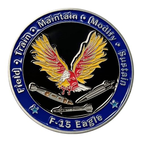 Boeing Company F-15 Sustainment Coin - View 2