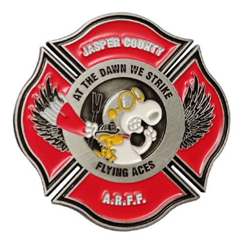 Jasper County Fire Rescue Challenge Coin - View 2