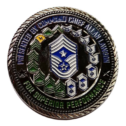 Washington National Guard Command Chief Challenge Coin - View 2