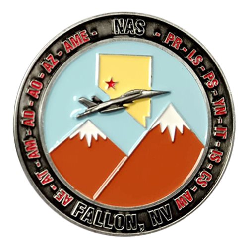 NAWDC SCPOA Top Gun Challenge Coin - View 2