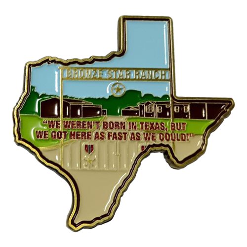 Bronze Star Ranch Challenge Coin - View 2