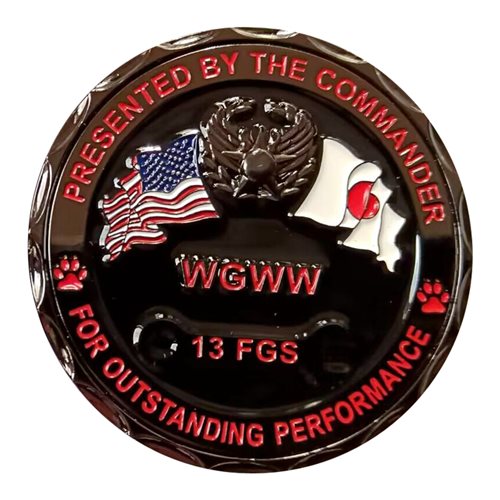 13 FGS Commander Challenge Coin - View 2