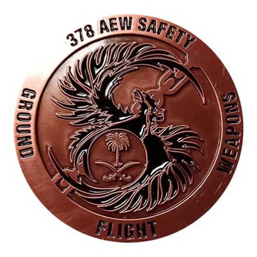 378 AEW Safety Challenge Coin - View 2