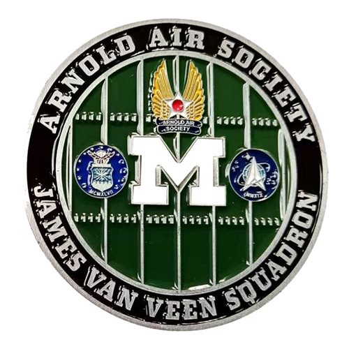 AFROTC Det 390 University of Michigan Challenge Coin - View 2