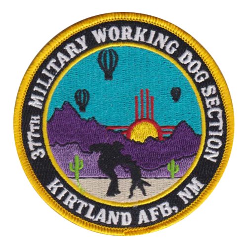 377 SFS Military Working Dog Section Patch