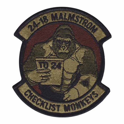 Malmstrom Class 24-18 Checklist Monkey OCP Patch | Malmstrom Class 24 ...