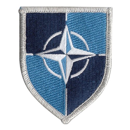 North Atlantic Treaty Organisation NATO Flag Embroidered Patch Sew