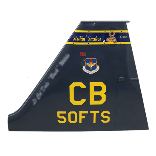 50 FTS T-38 Airplane Tail Flash - View 2