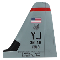 36 AS C-130J-30 Airplane Tail Flash