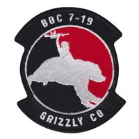 The Basic School Grizzly Company BOC 7-19 Patch