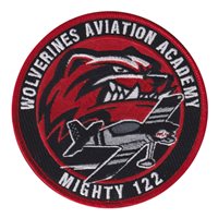 Wolverines Aviation Academy Mighty 122 Patch