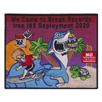 Commander, Carrier Strike Group TEN IKE We Came to Break Records Patch