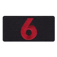 Red 6 Pencil Patch