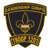 Boy Scouts Troop 1201 Leadership Corps Patch