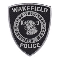 Wakefield Police Department K-9 Unit Patch