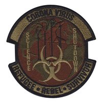 Corona Virus Refugee Rebel Survivor OCP Patch