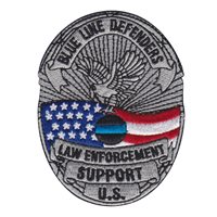 Blue Line Defenders Patch