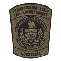 PA State Law Enforcement Constable Subdued Patch