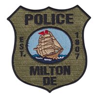 Milton Police Dept Patch