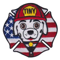 Tiny The Fire Dog Patch 3-inch